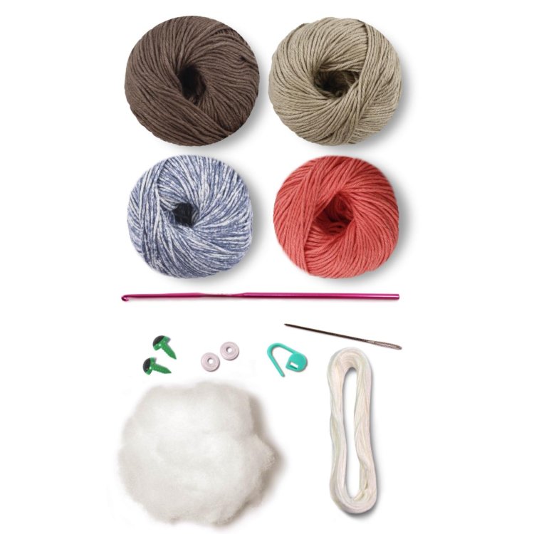 5 AMIGURUMI KIT - DOLLS Liz. Набір для в'язання іграшки - 4