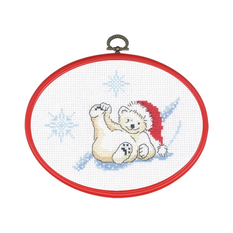 92-5643 Полярный медведь. Набор для вышивания крестом PERMIN - 1 92-5643 Полярный медведь. Набор для вышивания крестом PERMIN - 1