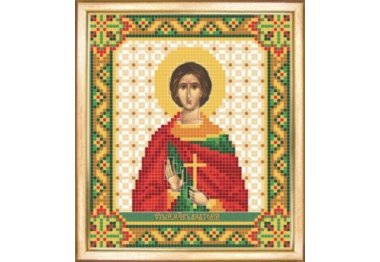  СБИ-085 Именная икона святой мученик Анатолий. Схема для вышивания бисером