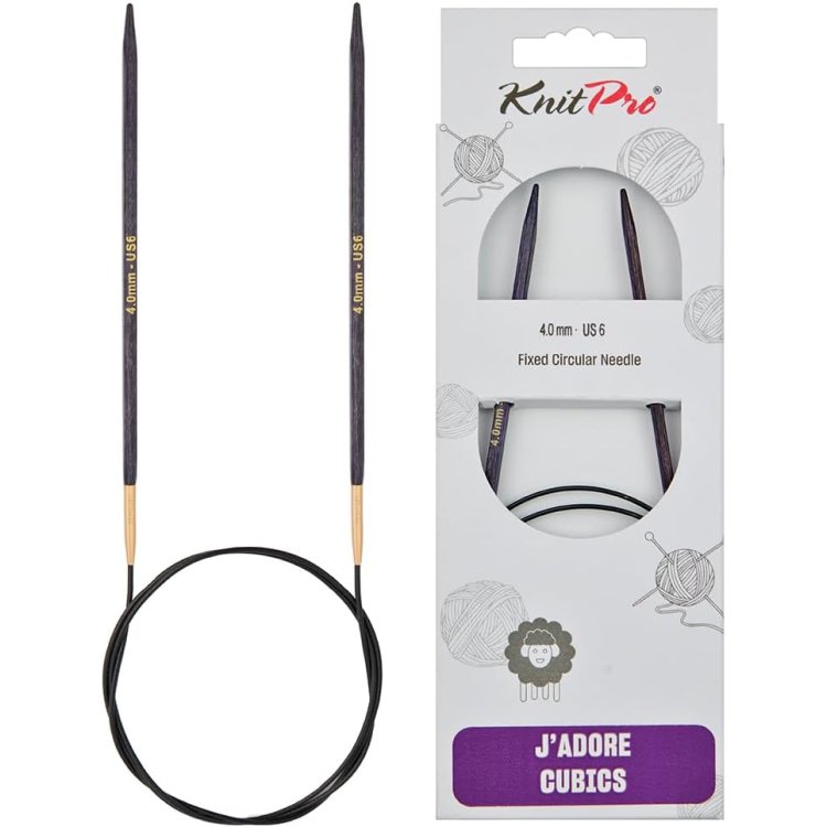 19095 Спицы круговые J'adore Cubics KnitPro 100 см, 4.00мм - 1