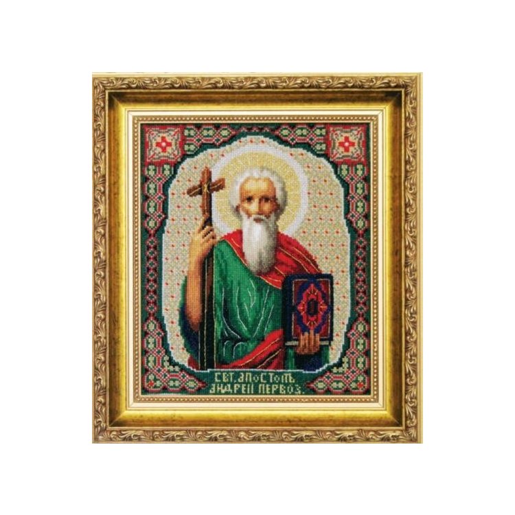 №524 Икона Святой Апостол Андрей Первозванный Набор для вышивания крестом - 1