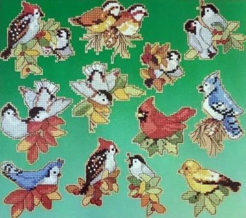 4616 Лісові птахи. Набір для вишивки хрестиком Classic Design - 1 4616 Лісові птахи. Набір для вишивки хрестиком Classic Design - 1