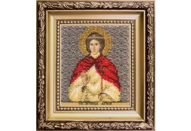  Б-1198 Ікона свята мучениця Агнія Набір для вишивки бісером