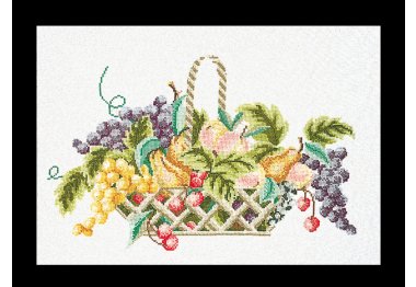  1091 Fruit Basket Linen. Набор для вышивки крестом Thea Gouverneur