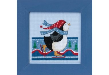 вышивка гладью DM301714 Полярные коньки. Набор для вышивки в смешанной технике Mill Hill