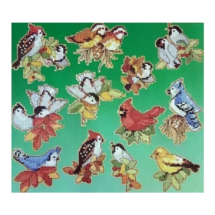 4616 Лісові птахи. Набір для вишивки хрестиком Classic Design - 1 4616 Лісові птахи. Набір для вишивки хрестиком Classic Design - 1