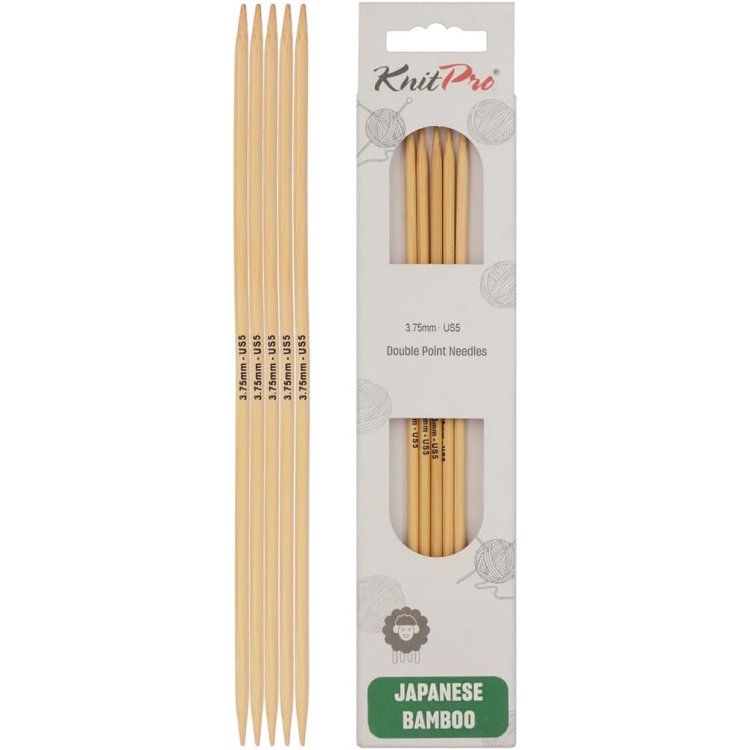22111 Спиці шкарпеткові Bamboo KnitPro, 15 см, 3.75 мм - 1