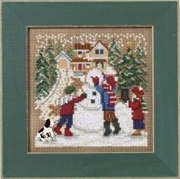 MH149302 Снежный день. Набор для вышивки в смешанной технике Mill Hill - 1