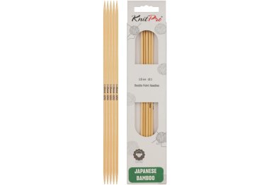 спицы для вязания 22126 Спицы носочные Bamboo KnitPro, 20 см, 3.25 мм