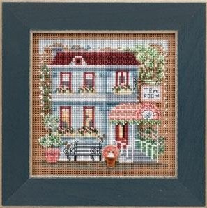 MH143102 Чайна кімната. Набір для вишивки в змішаній техніці Mill Hill - 1