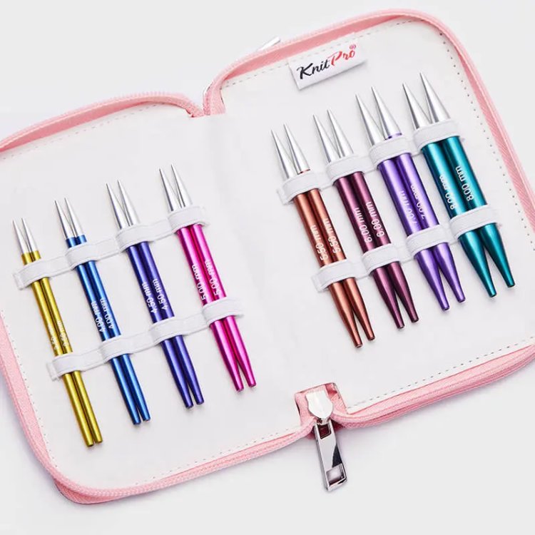 47425 Набір змінних кругових спиць 10 см ZING, вкорочені KnitPro - 3