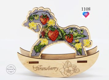 1108 Клубника. Набор для вышивки крестом Фрузелок - 1