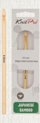 22507 Гачок бамбуковий KnitPro, 6.00 мм - 1 22507 Гачок бамбуковий KnitPro, 6.00 мм - 1