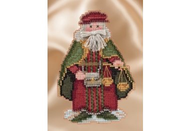 вышивка гладью MH201631 Венецианский Санта. Набор для вышивки в смешанной технике Mill Hill