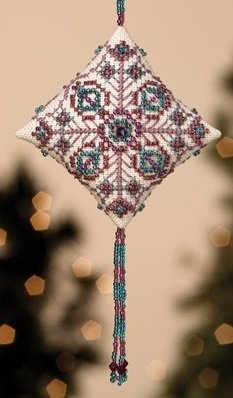 MH223304 Слива. Набір для вишивки в змішаній техніці Mill Hill - 1