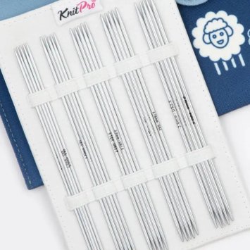 10628 Набір шкарпеткових спиць Deluxe Nova Metal KnitPro 15 см - 2
