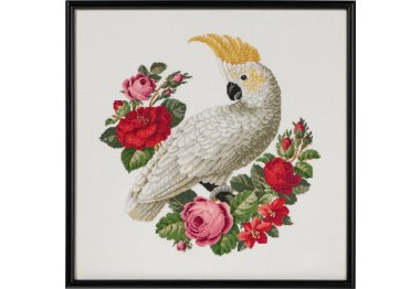  70-9587 Білий Ара (White Ara. Набір для вишивання хрестом PERMIN