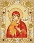 НИК-5320 Феодоровская икона Божией Матери. Набор для вышивки бисером Маричка - 1