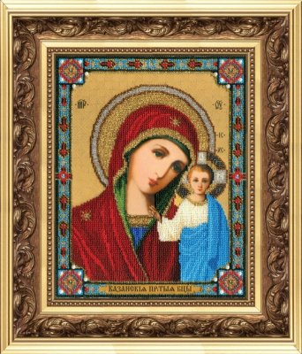 Б-1191 Икона Божьей Матери Казанская Набор для вышивки бисером - 1
