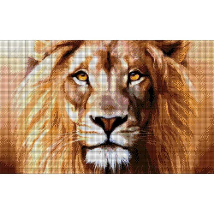 36-1334-НЦ Цар джунглів. Набір для вишивання бісером ТМ Токарєва А. - 1 36-1334-НЦ Цар джунглів. Набір для вишивання бісером ТМ Токарєва А. - 1