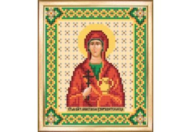  СБИ-036 Именная икона святая великомученица Анастасия. Схема для вышивания бисером