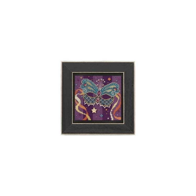 MH141105 Бірюзова маска. Набір для вишивки в змішаній техніці Mill Hill - 1