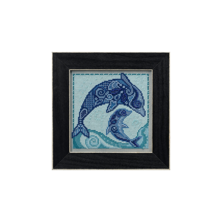 MH172213 Дельфіни. Набір для вишивки в змішаній техниці Mill Hill - 1