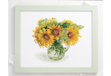  552103 Подсолнухи. Набор для вышивки крестом Cosmo Fujico