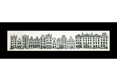  873 City Street Amsterdam Linen. Набор для вышивки крестом Thea Gouverneur