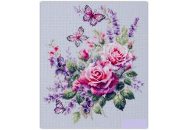  70-13 Счастливый сад. Набор для вышивки крестом Magic Needle