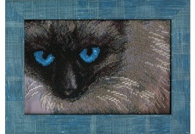  Б-696 Сиамский кот Набор для вышивки бисером