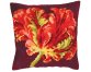 5218 Red tulip. Набір для вишивки хрестиком Collection D'Art - 1
