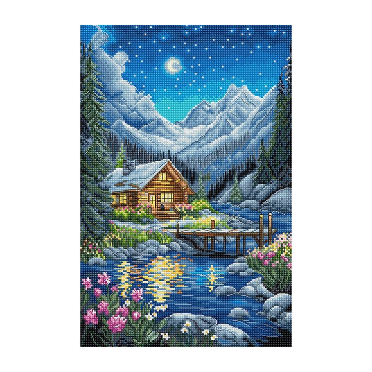 Набор для вышивки крестом L9916 Moonlit night. Letistitch - 1