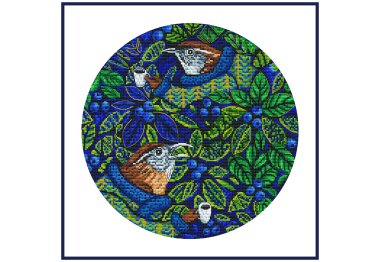  Набор для вышивки крестом Черника Ksenya project 10-011