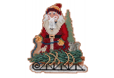 вышивка гладью MH202233 Норвежский Санта. Набор для вышивки в смешанной технике Mill Hill