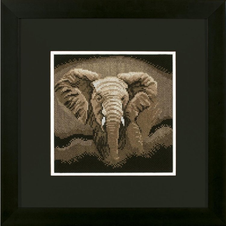 PN-0008178 Elephant. Набор для вышивки крестом Lanarte - 1