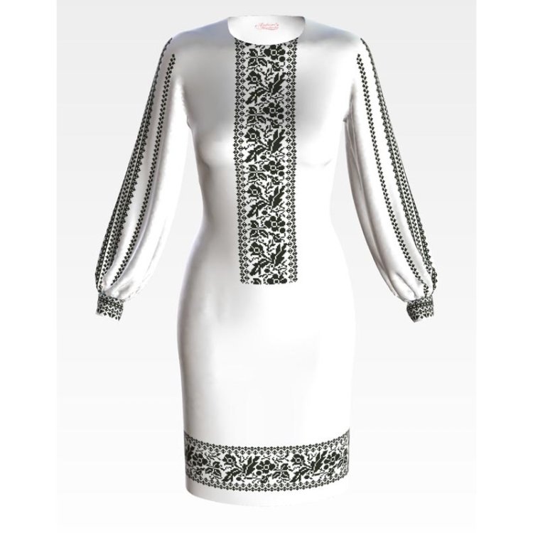 Платье женское (заготовка для вышивки) ПЛ-082 - 1