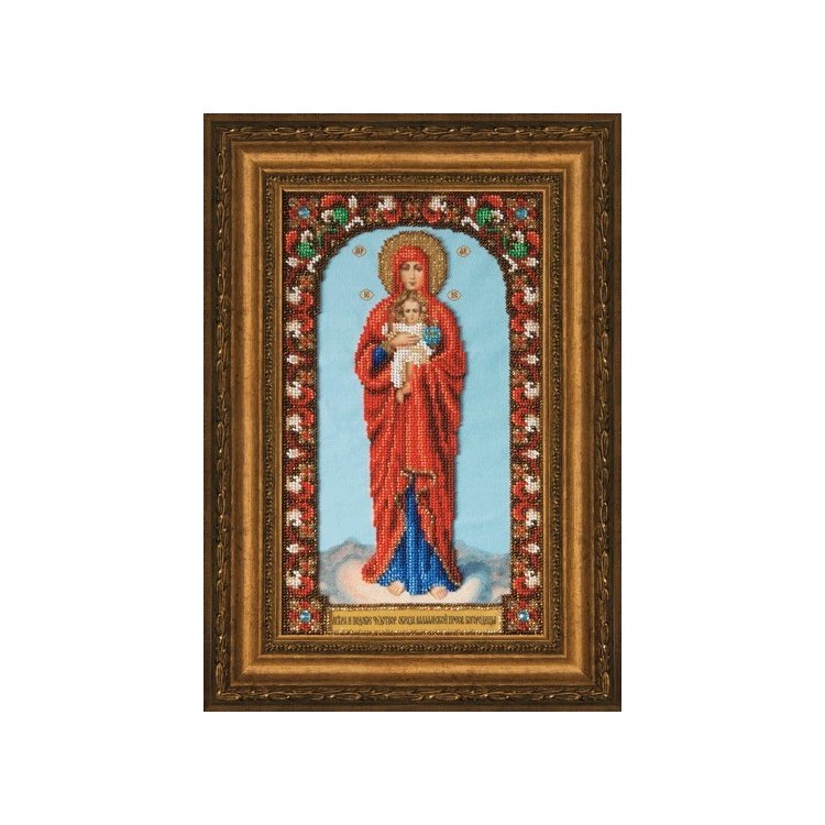 Б-1227 Икона Божьей Матери Валаамская Набор для вышивки бисером - 1