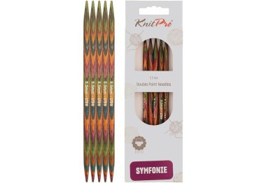спиці для в'язання 20112 Спиці шкарпеткові Symfonie Wood KnitPro, 20 см, 5.50 мм