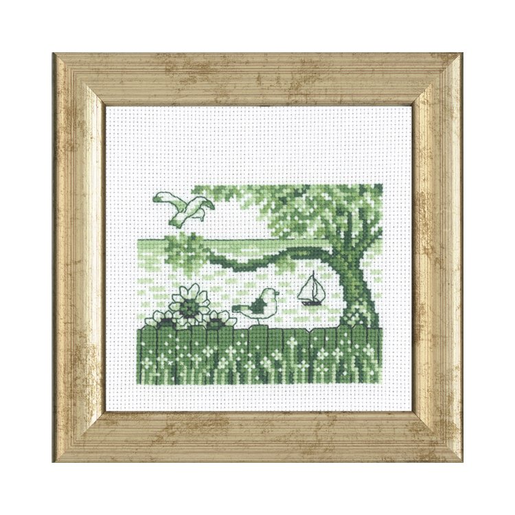 13-5433 Чайка. Набір для вишивання хрестом PERMIN - 1 13-5433 Чайка. Набір для вишивання хрестом PERMIN - 1