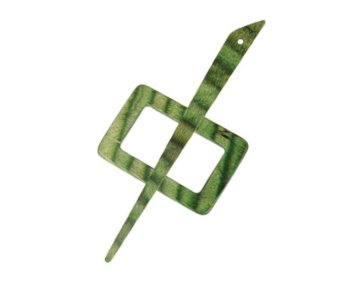 20842 Шпилька для шалі Castor Symfonie MISTY GREEN Shawl Pins with Sticks KnitPro - 1