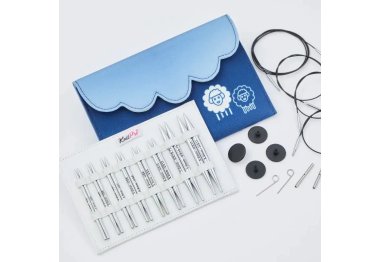 спицы для вязания 10625 Набор сокращенных съемных спиц Deluxe Nova Metal KnitPro спицы для вязания 10625 Набор сокращенных съемных спиц Deluxe Nova Metal KnitPro