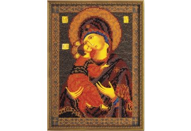  В-147 Владимирская Богородица. Набор для вышивания бисером Кроше