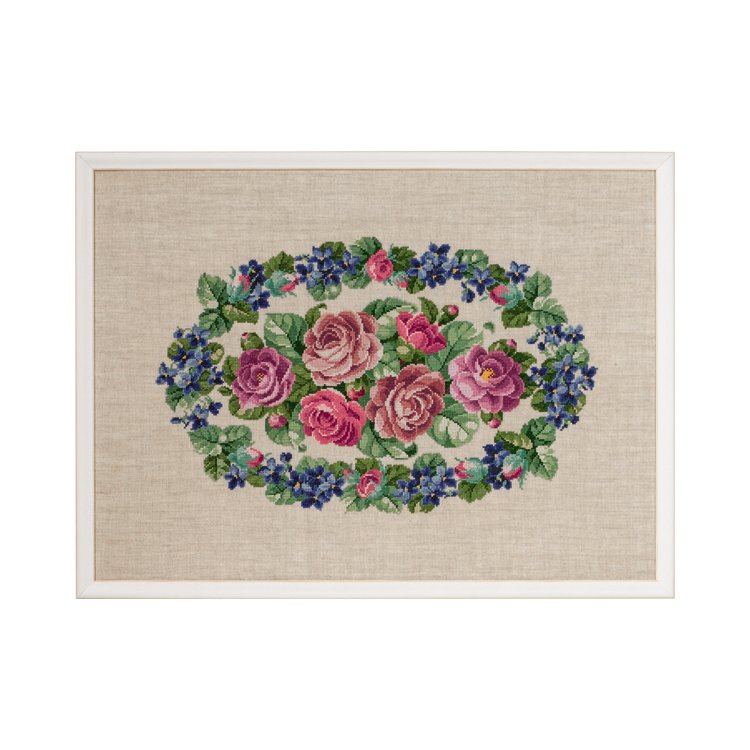 70-9585 Розы (Roses. Набор для вышивания крестом PERMIN - 1