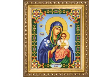  СБІ-1006 Ікона Божої Матері Нев'янучий Цвіт. Схема для вишивки бісером