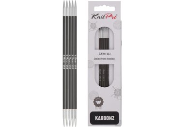 41129 Спицы носочные Karbonz KnitPro 20 см 3.25 мм 41129 Спицы носочные Karbonz KnitPro 20 см 3.25 мм