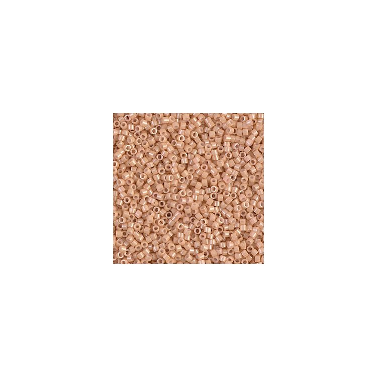 DB-208 Бісер Miyuki Delica Beads 11/0 (перлиновий бежево-рожевий) - 1