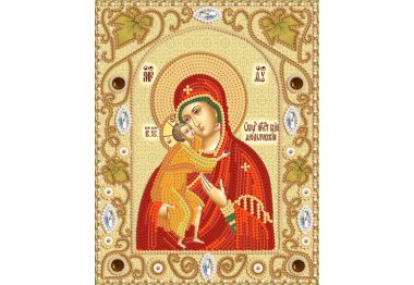  НИК-5320 Феодоровская икона Божией Матери. Набор для вышивки бисером Маричка