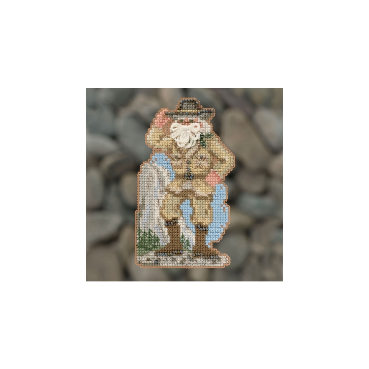 MH201833 Йосемитский Санта. Набор для вышивки в смешанной технике Mill Hill - 1