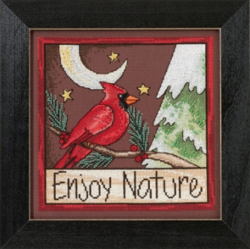 ST305103 Наслаждайся природой. Набор для вышивки в смешанной технике Mill Hill - 1